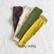Exit Korea single 1-8 year old pure color pit bar base Pure Cotton Elastic Beating Underpants