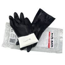 MAPA420 450 Neoprene chemical resistant gloves acid and alkali thickened non-slip embossed industrial cleaning and maintenance