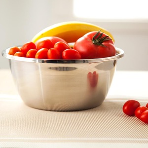 加深圆底防滑不锈钢盆