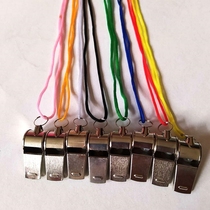 Metal Command whistle professional football basketball referee training police whistle outdoor survival stainless steel whistle