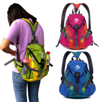 Sled dog outdoor backpack mens and womens riding bag light hiking bag travel backpack bag running bag childrens bag