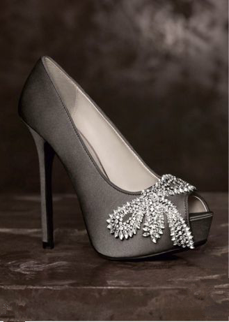 verawang正品代购婚纱礼服婚鞋女款鞋子鱼嘴低帮防水台单鞋高跟