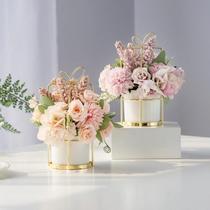 Bathroom shop simulation fake flower Flower fashion bouquet studio Nordic bedroom table indoor tripod wedding meal