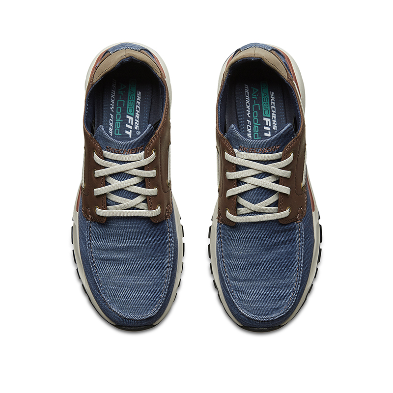 Skechers斯凯奇2019春夏新品男鞋 潮流绑带低帮鞋休闲鞋 65866 Skechers斯凯奇2019春夏新品男鞋 潮流绑带低帮鞋休闲鞋 65866