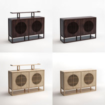 New Chinese Dining Side Cabinet Lounge Simple Modern Porch Table Zen Table Customized Solid Wood Furniture