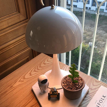 louispoulsen lamp simple bedroom bedside Danish white mushroom jellyfish girl warm decorative lamp