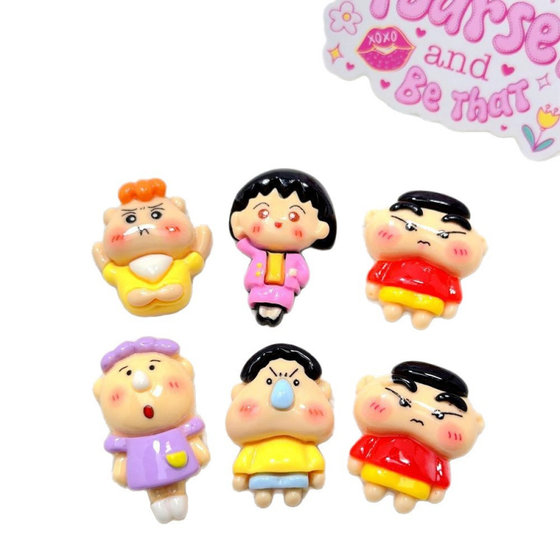 Mengmeng 만화 Xiaoxin 미트볼 수지 액세서리 DIY 휴대 전화 케이스 가방 저장 박스 물 Mengmeng 만화 Xiaoxin 미트볼 수지 액세서리 DIY 휴대 전화 케이스 가방 저장 박스 물