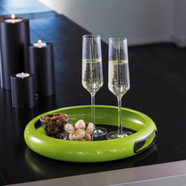 Spy Tray round tea Tray fruit Tray 33cm non-slip rubber base Germany WESCO counter spot