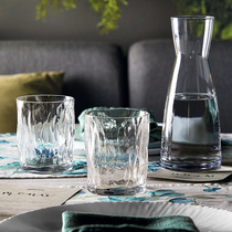 Wind creative corrugated water Cup drink cup Italian imported Bormioli Rocco lead-free glass spot