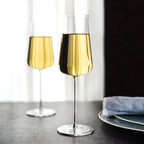 Polaris champagne cup flute-shaped sparkling wine glass Slovak imports Rona lead-free crystal glass spot