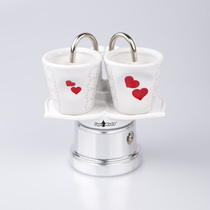 Principessa Mini Italian Mocha Coffee Pot 2 Cup Edition Italian Original Imported Top Moka Spot