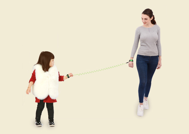 迪士尼儿童防丢绳小孩防走丢手环宝宝防走失带