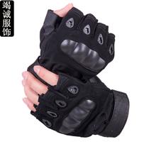 Special forces sports outdoor half-finger gloves Mens tactical military fan Riding fighting Mountaineering fitness fingerless gloves Spring and summer