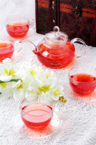 Docare Duo Color Glass Tea Set Kung Fu Tea Set Glass Teapot Glass Teapot With Tea Leak Glass Cups With Sauces