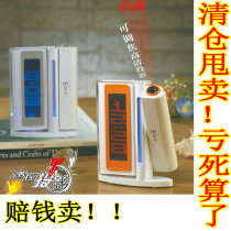 Ultra Vibe Creative Voice-controlled Neon Projection Bell Electronic Alarm Clock With Power Children Student Bedside Mute Slob