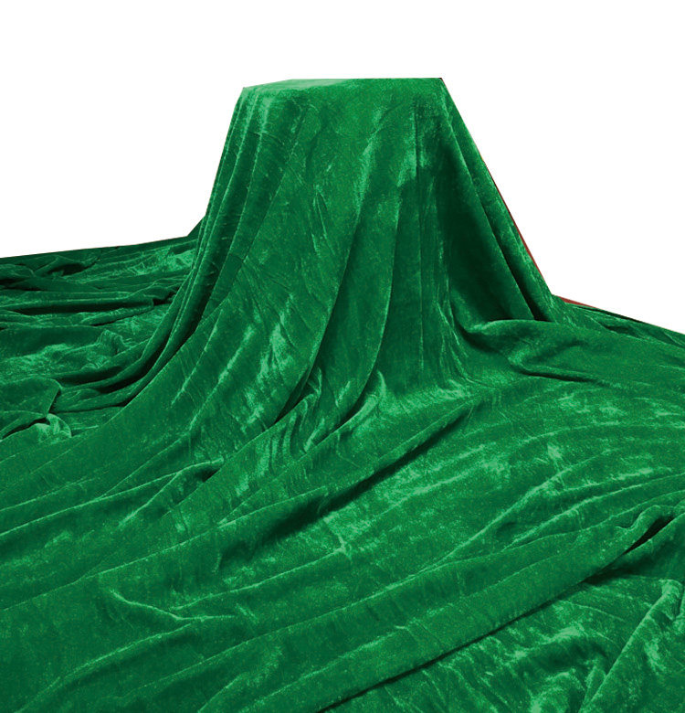金丝绒布料 绒布 果绿色绒布 背景布 会议桌布窗帘布面料 地摊布