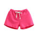 Girls shorts summer outer wear thin 2024 new boys and children's clothes kids summer pants hot trendy kz-3722