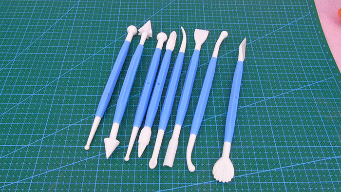 【工具8件套】超轻粘土黏土彩泥雪花软陶泥塑雕刻diy翻糖蛋糕压花