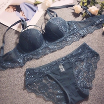 European and American sexy lace small breasts gather on the deep V chest sleeve with thin and thick adjustment