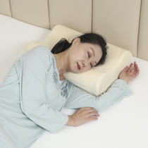 Middle-aged cervical vertebrae traction sleep pillow plus hard pillow single household high pillow bed triangular waist pillow