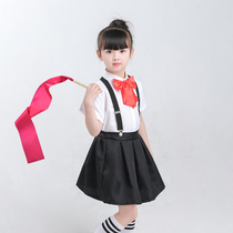 Colorful dance stick Yangko silk childrens performance props ribbon kindergarten dance streamer rhythmic gymnastics ribbon