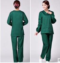 Korean version of wash clothes short sleeve cotton long sleeve men and women suit surgical clothes doctor work brush hand clothing surgical isolation gown