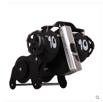 Hip-hop dog page turning clock automatic page turning clock living room European-style table clock decoration retro mechanical clock performance generation