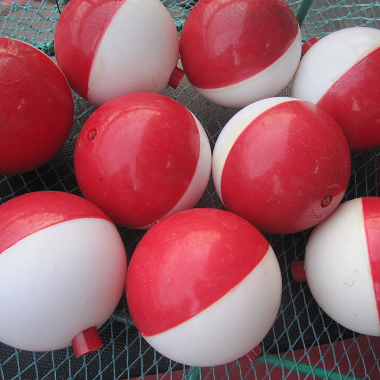 2017款红白相间漂浮球 海竿浮漂浮钓草鱼漂夹线漂路亚浮-球