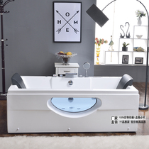 Surfing massage single double acrylic bathtub Basin 1 4 1 5 1 6 1 7 1 8-meter heated heating