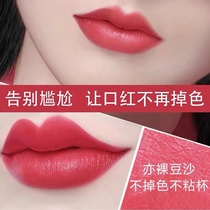 Non-fading non-stick cup bean paste lipstick long-lasting moisturizing and whitening Audi fixed makeup raincoat niche brand
