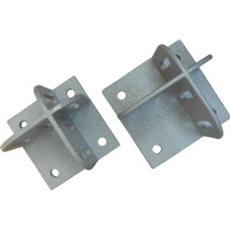 4080 Industrial aluminum foot connector Foot angle code Floor fixing angle-support assembly fixed wall