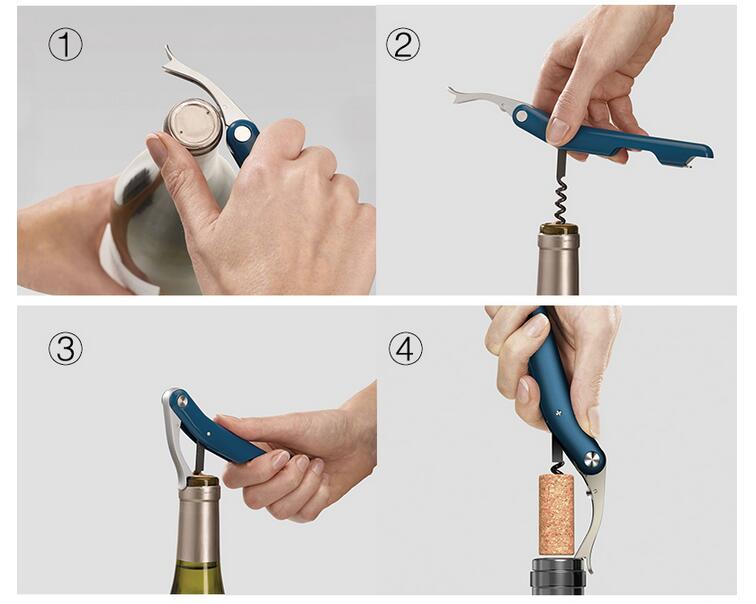 英国josephjoseph单手开瓶器啤酒开瓶红酒开瓶