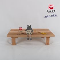 Cake Bread Rack Baking Soft-mounted Solid Wood Display Bench Display Table Swing Pieces-Beech Wood