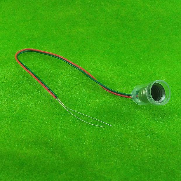 e10灯座小灯泡座 矿灯泡座螺旋罗丝口物理教学灯座小电珠灯座带线