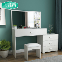 Italian minimalist dresser Small apartment bedroom simple modern makeup table Fashion multi-function telescopic makeup table