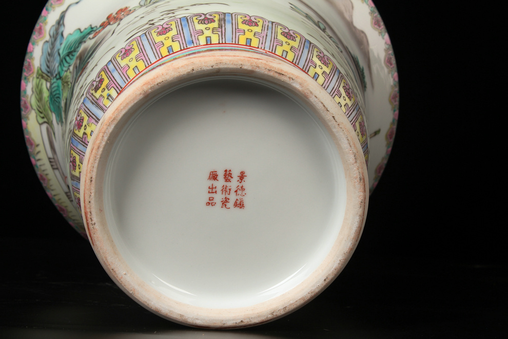 Jingdezhen ceramics factory goods pastel the king of the imitation of xian admiralty large vases, antique home decoration decoration furnishing articles