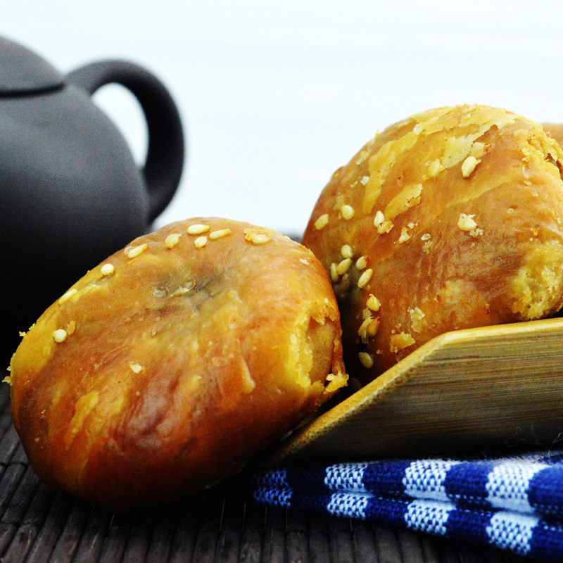 黄山烧饼 安徽宏村特产徽州正宗梅干菜扣肉酥饼金华休闲零食早点