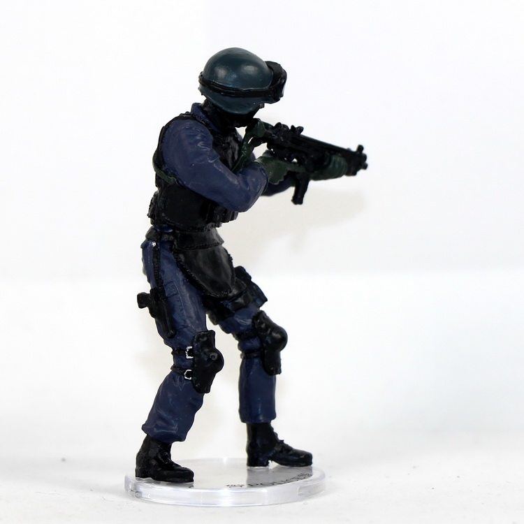 香港警察合金模型飞虎队 警察部队兵人收藏玩具摆设 7cm