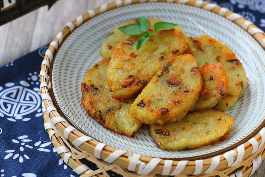 地道潮汕小吃,香煎马铃薯 