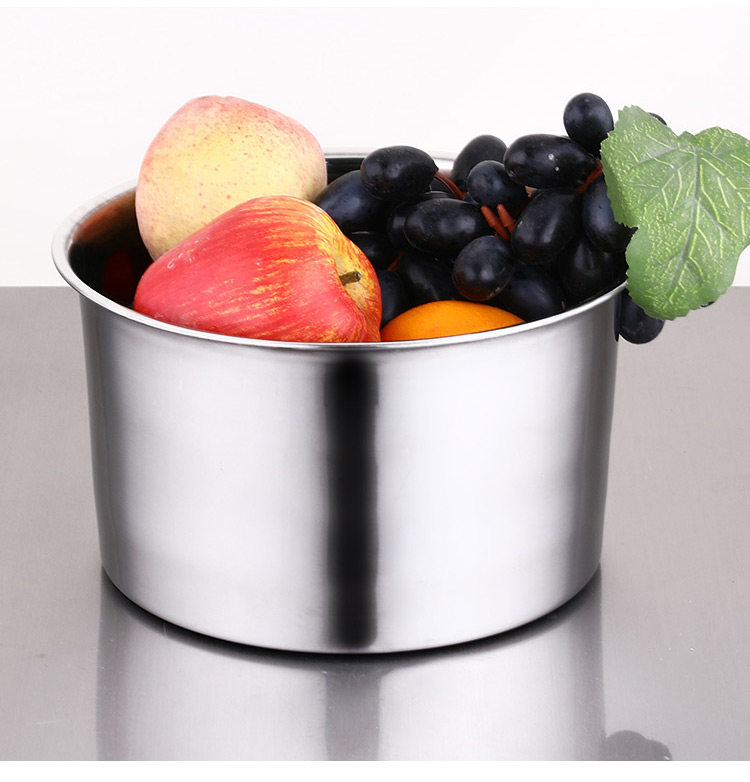 不锈钢调味盅圆形调味罐调料桶调料缸厨房调味盒调料罐子油缸带盖