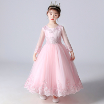 Children's Princess Dress High-end Girls' Dress Xia Dao Girls' Dress Girls' Dress Dress Dash Show Host Yan Qi Xia Dress