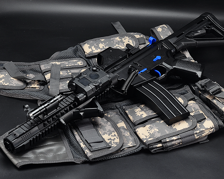 星角落改装锦明m4下供弹终结者水弹枪连发电动成人真人cs男孩玩具