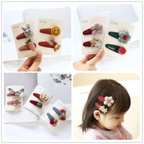 Cute princess Children Meng Meng cartoon bb clip Girl headdress bangs clip Hair card girl small clip Baby hair clip