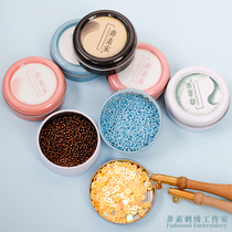 < Come slow > Wengenesis series Sheng ware Embroidery Rice Beads small iron box to place your own little treasure