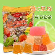 Russian imported fruit flavored gummy jelly sandwich vitamin C gummy candy Spring Spring Candy 1000g