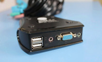 MT-281KL MT-201VL machine integrated 2 Port usb automatic KVM switcher with desktop controller