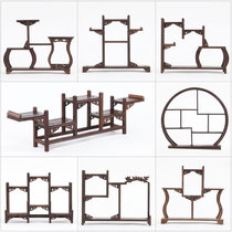 Chicken wing wood Bogu rack Solid wood Chinese style Xiaoduo treasure pavilion Purple sand teapot tea set rack storage rack decoration display rack