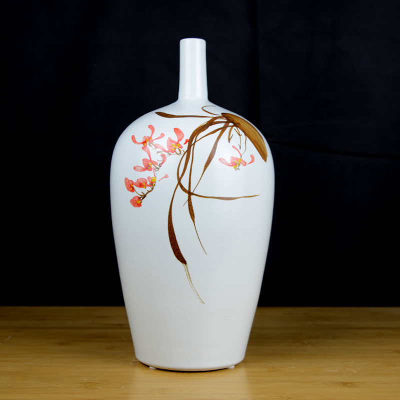 Jingdezhen ceramics hand - made modern new Chinese vase flower arrangement sitting room home furnishing articles on your table