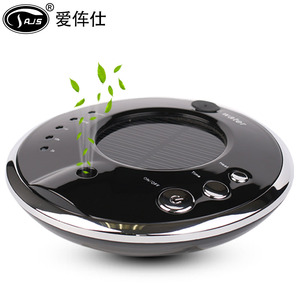 AJS太阳能车载空气净化器汽车用香薰加湿负离子除味甲醛雾霾pm2.5