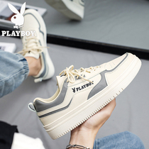 Floral Playboy mens shoes summer style 2022 new breathable 100 hitch small white shoes mens wave shoes genuine leather casual board shoes men